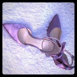 Jessica Simpson Satin Polla Ankle strap heels
